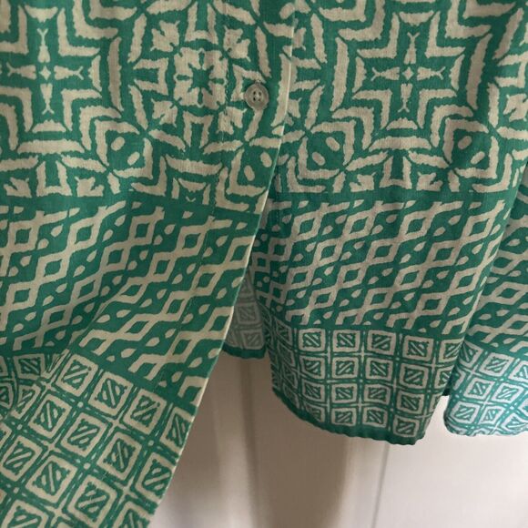 Jessica London 26W Button Down long sleeve Lounger Or Swim Suit Cover Up. - Picture 5 of 9